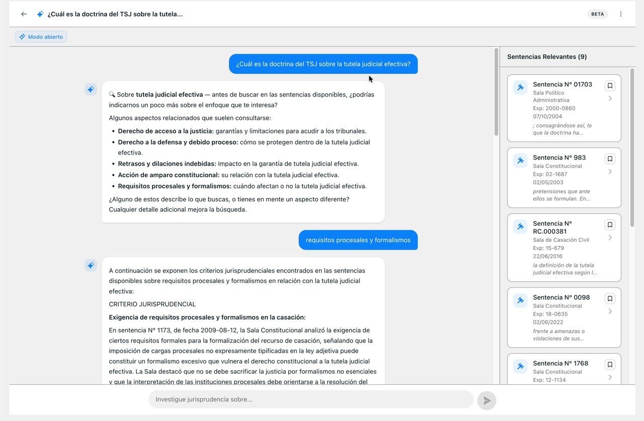 La cita de Kelsen abre la sentencia en un panel junto al chat y resalta el extracto.